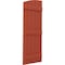 Ekena Millwork Americraft 5-Board (3 Batten) Wood Joined Board-n-Batten Shutters w/Ellipt Top, ARW401BE518X77CLH, PR ARW401BE518X77CLH - alternate 9